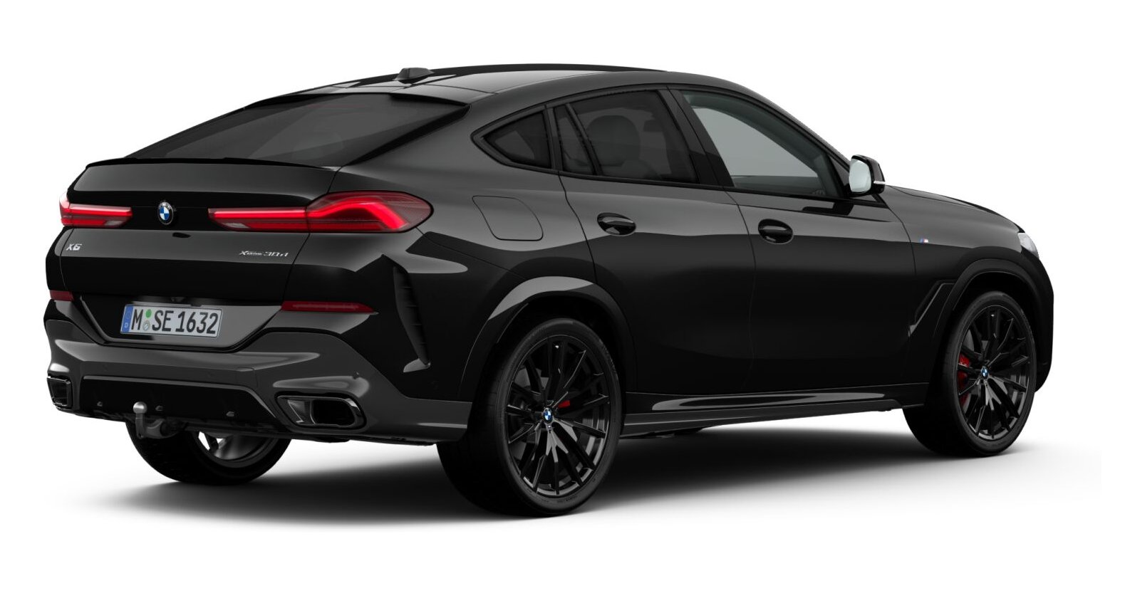 BMW BMW X in Schwarz von hinten BMW BMW X in Schwarz von hinten