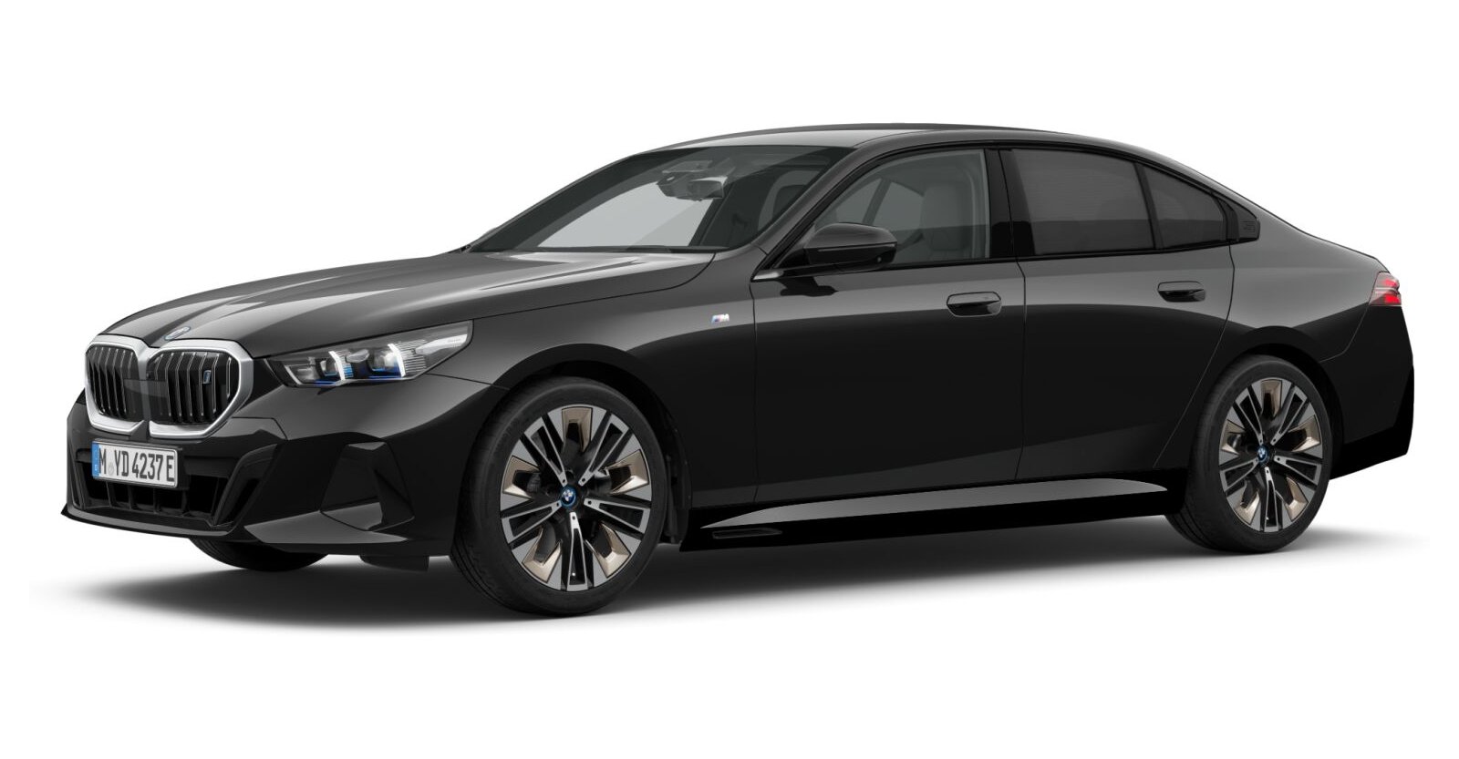 BMW BMW I in Schwarz von vorne BMW BMW I in Schwarz von vorne