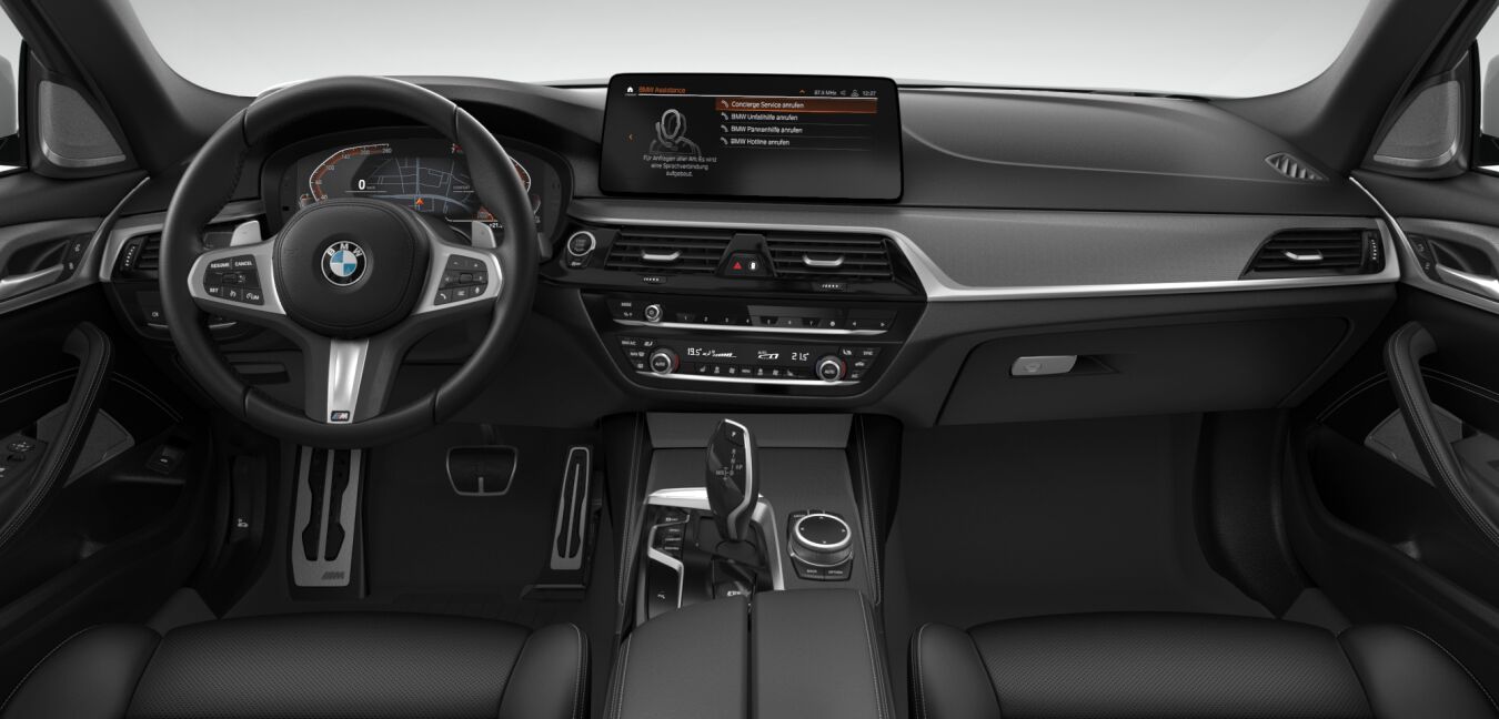 BMW BMW 5er im Innenraum von vorne BMW BMW 5er im Innenraum von vorne