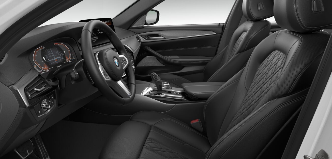 BMW BMW 5er im Innenraum seitlich BMW BMW 5er im Innenraum seitlich