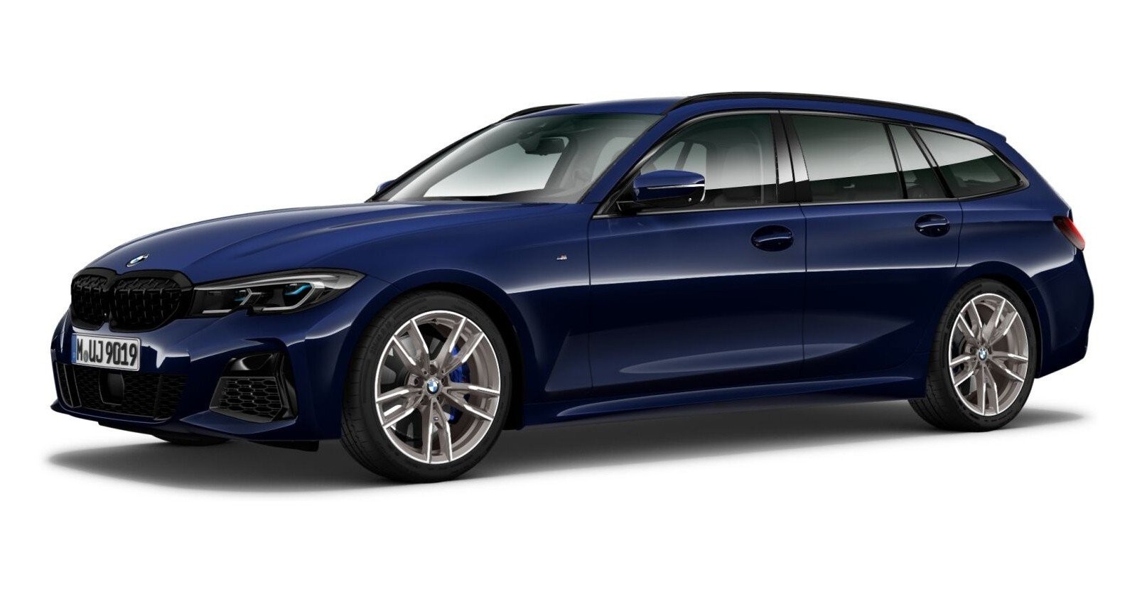 BMW BMW 3er in Blau von vorne BMW BMW 3er in Blau von vorne