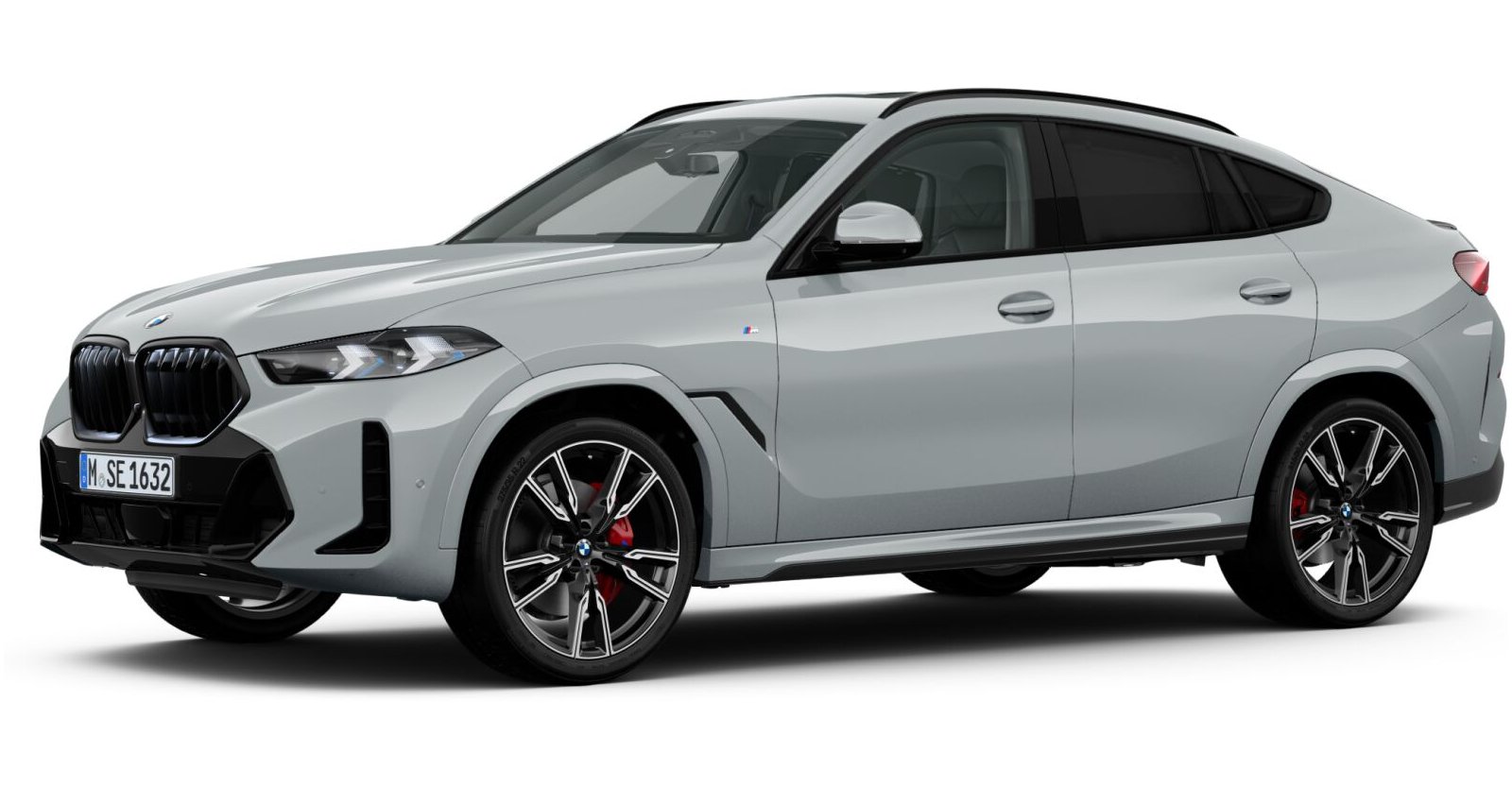 BMW X6 xDrive30d M Sport in Grau von vorne BMW X6 xDrive30d M Sport in Grau von vorne
