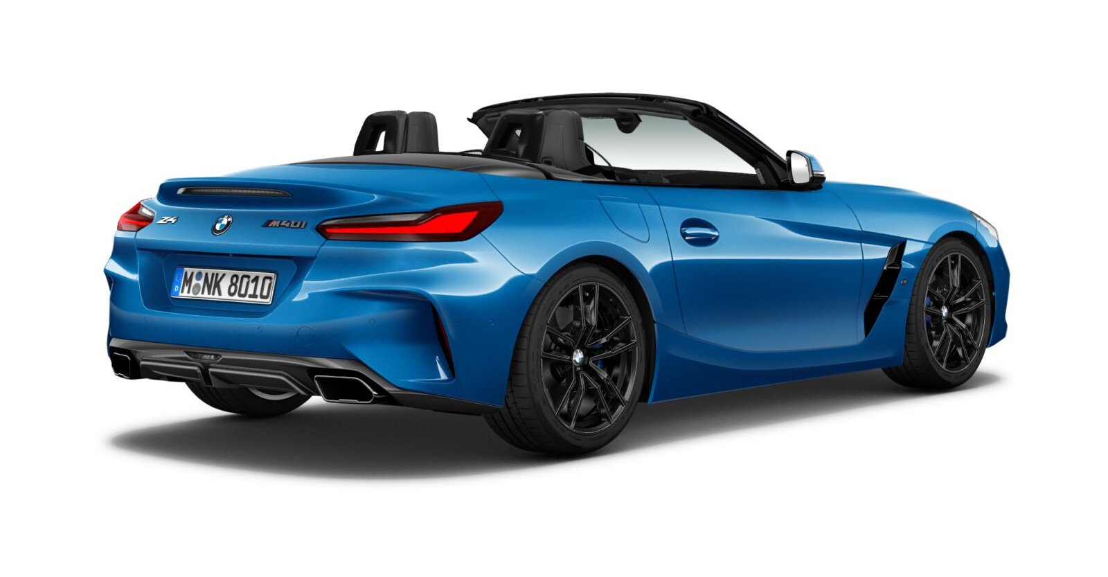BMW BMW Z in Blau von hinten BMW BMW Z in Blau von hinten