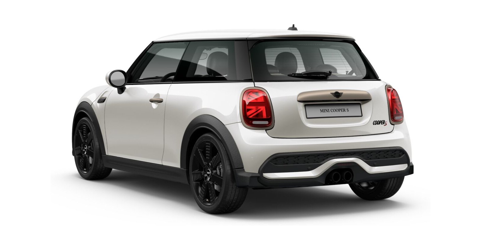 MINI MINI 3-Türer in Weiß von hinten MINI MINI 3-Türer in Weiß von hinten
