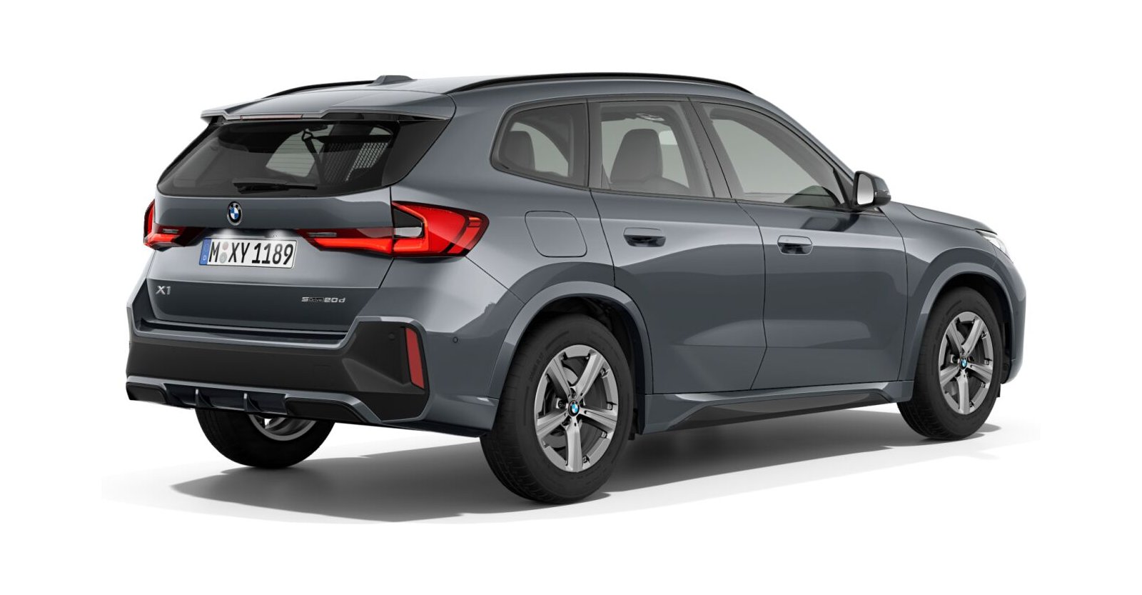 BMW BMW X in Grau von hinten BMW BMW X in Grau von hinten