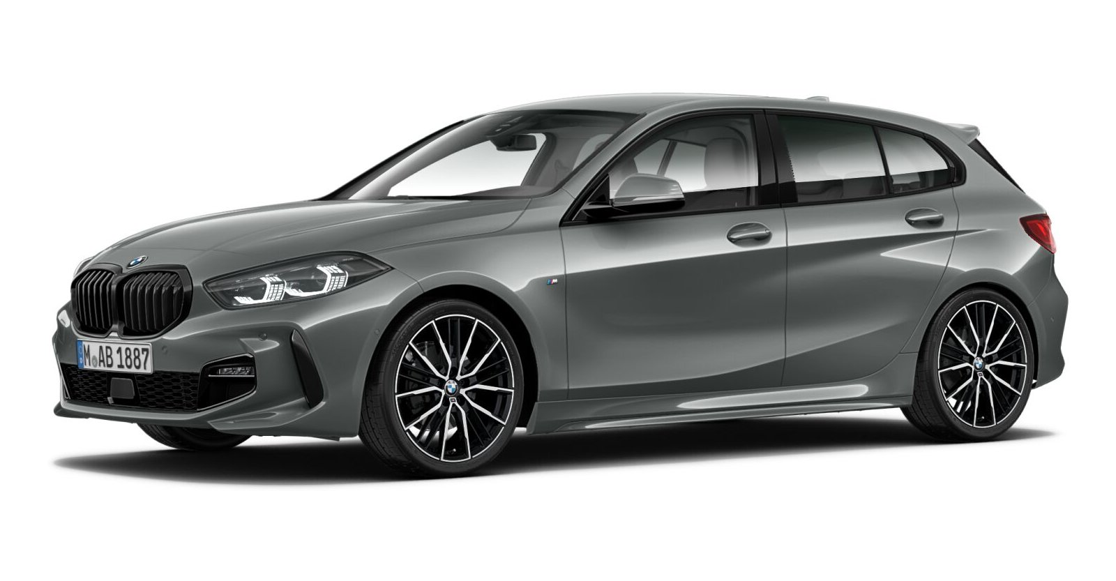 BMW BMW 1er in Grau von vorne BMW BMW 1er in Grau von vorne