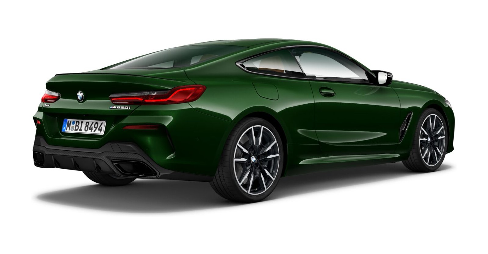 BMW BMW 8er in Grün von hinten BMW BMW 8er in Grün von hinten