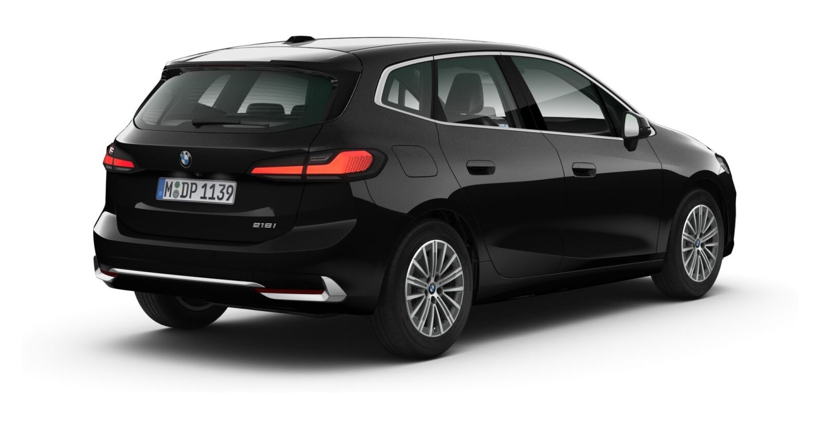 BMW BMW 2er in Schwarz von hinten BMW BMW 2er in Schwarz von hinten