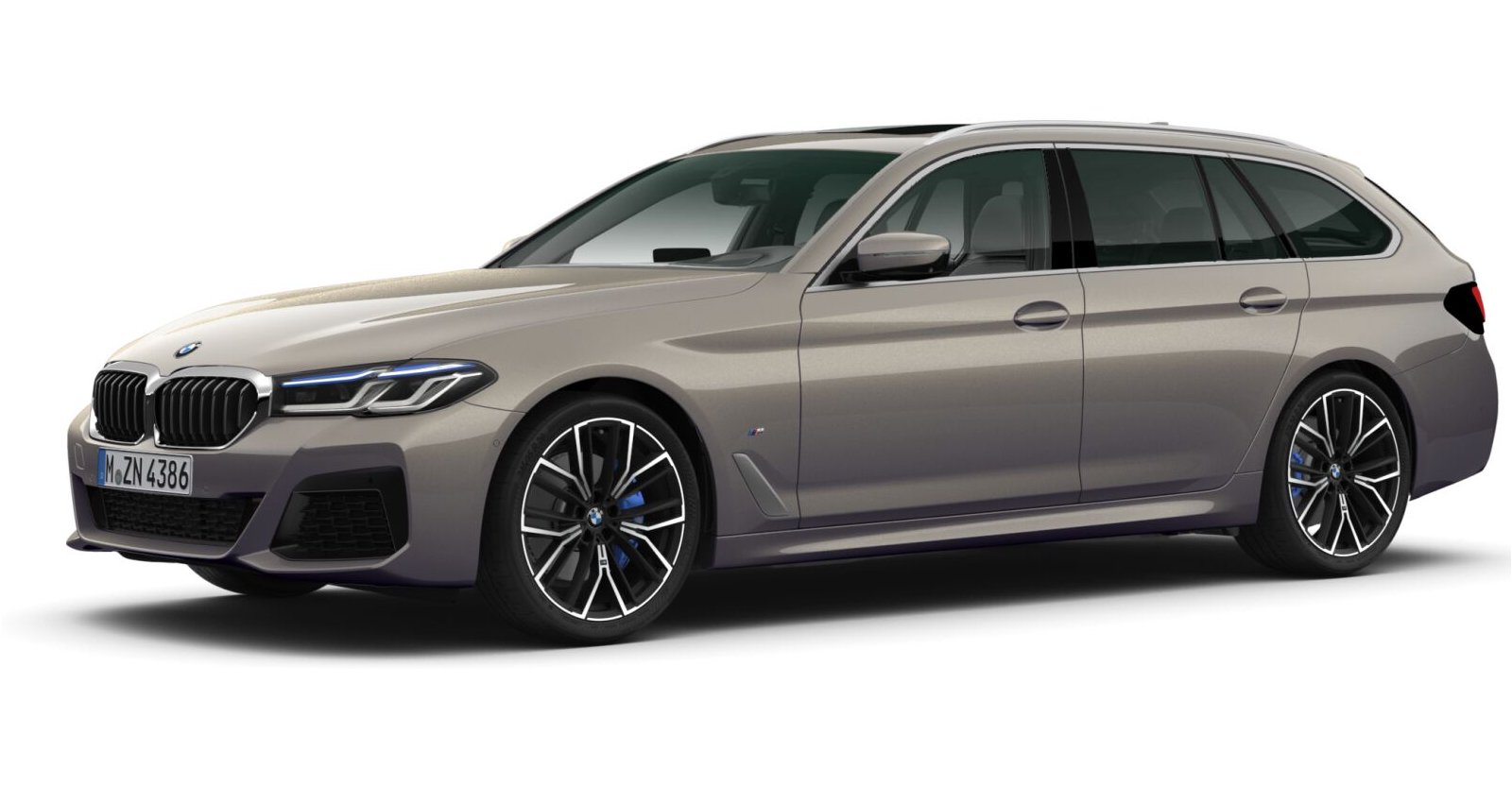BMW BMW 5er in Grau von vorne BMW BMW 5er in Grau von vorne