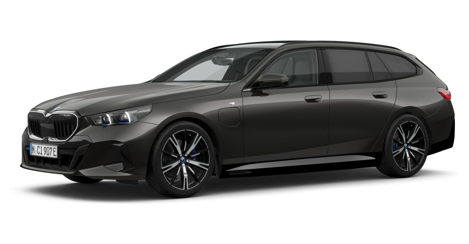 BMW BMW 5er in Grau von vorne