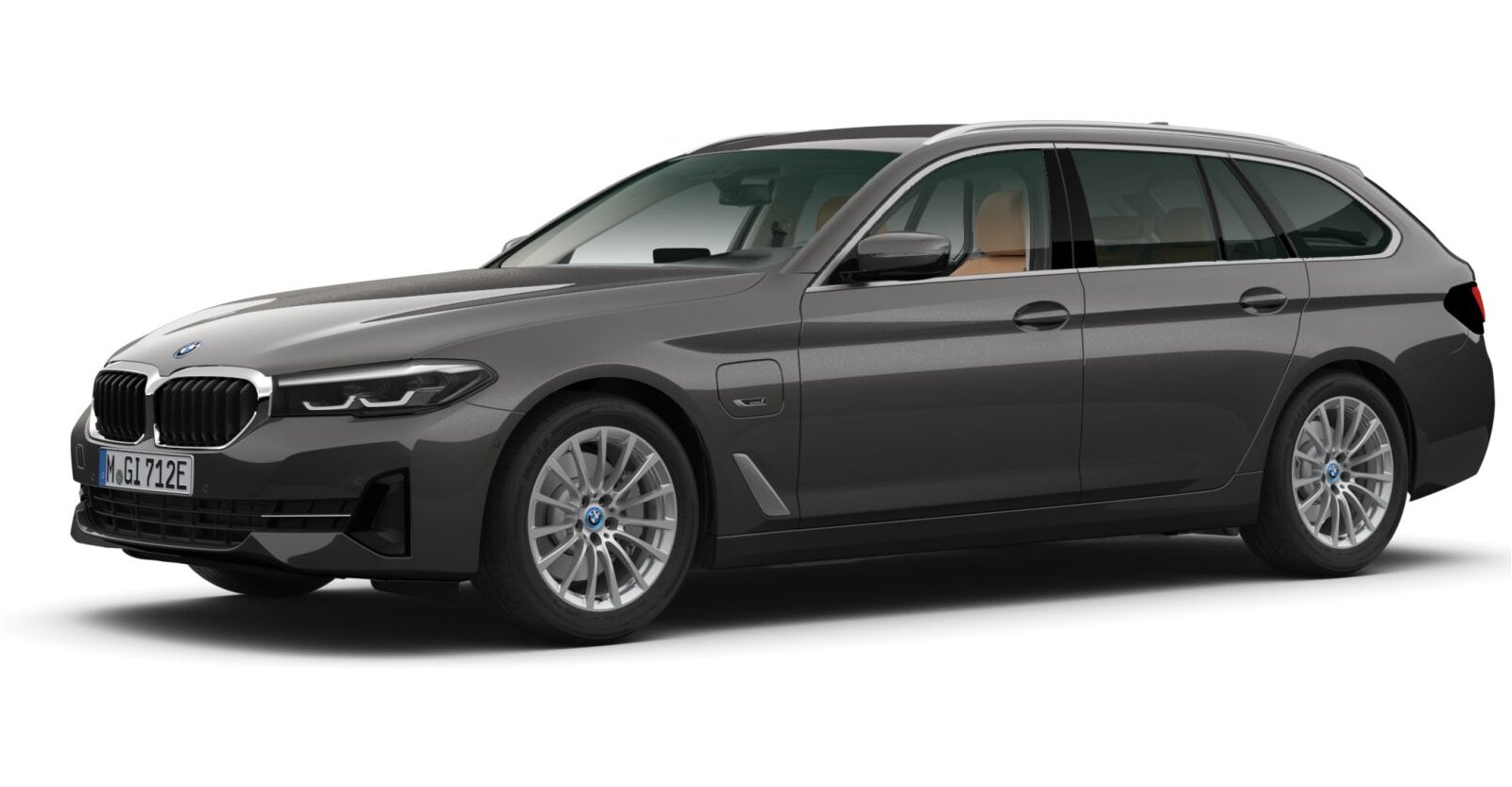 BMW BMW 5er in Grau von vorne BMW BMW 5er in Grau von vorne