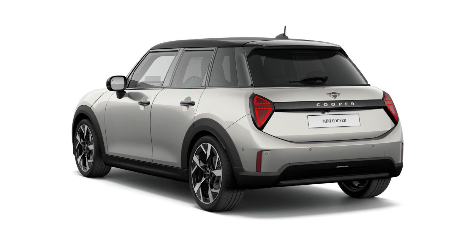 MINI MINI 3-Türer in Silber von hinten MINI MINI 3-Türer in Silber von hinten