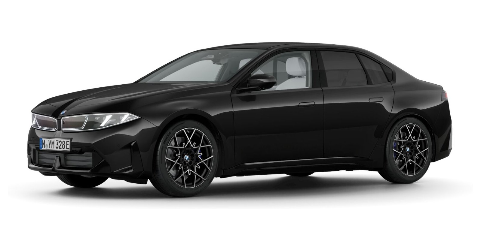 BMW BMW I in Schwarz von vorne BMW BMW I in Schwarz von vorne