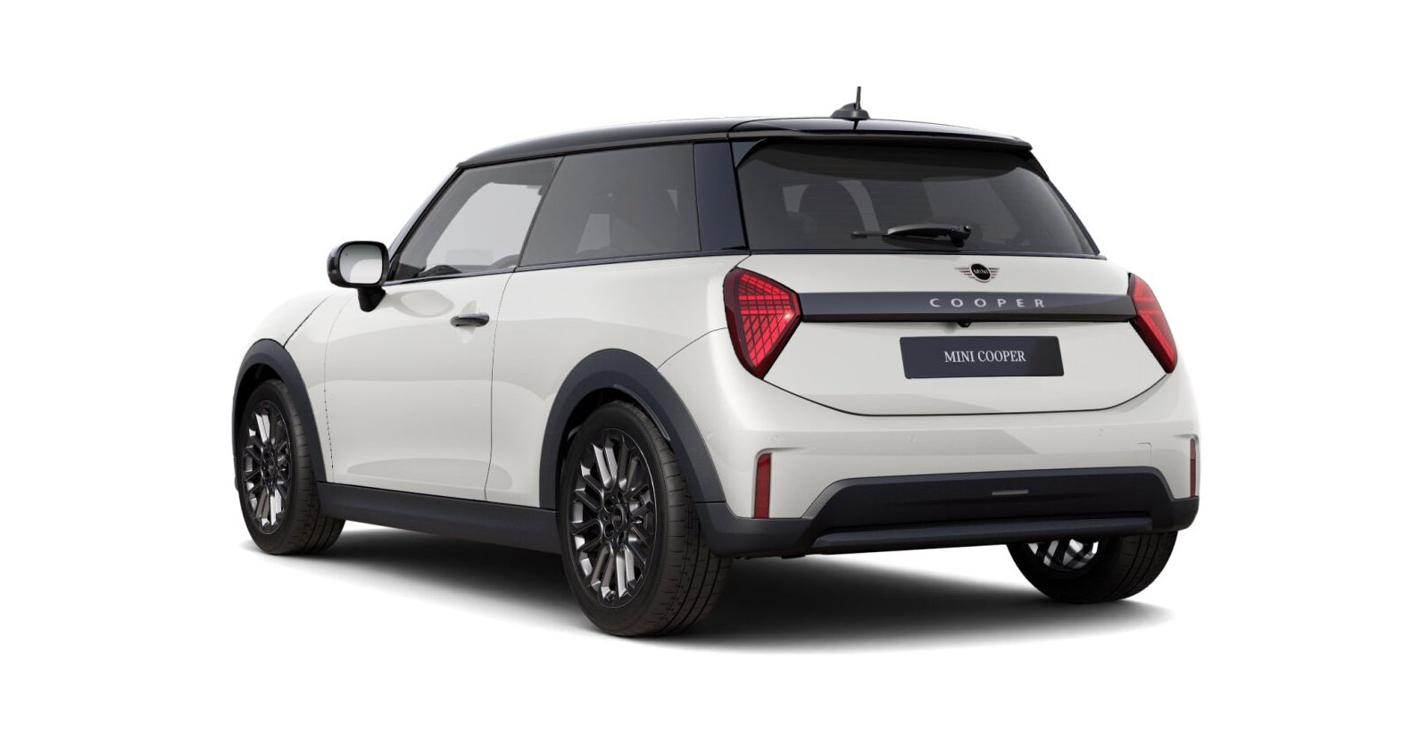 MINI MINI 3-Türer in Weiß von hinten