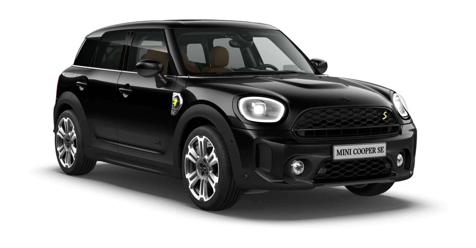 MINI MINI Countryman in Schwarz von vorne
