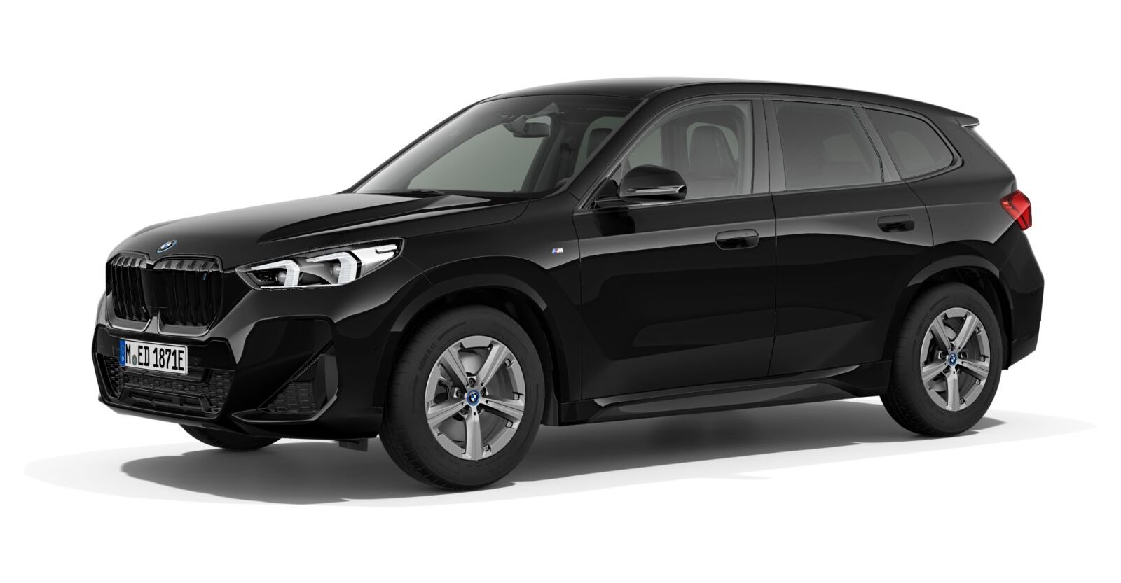 BMW BMW I in Schwarz von vorne BMW BMW I in Schwarz von vorne