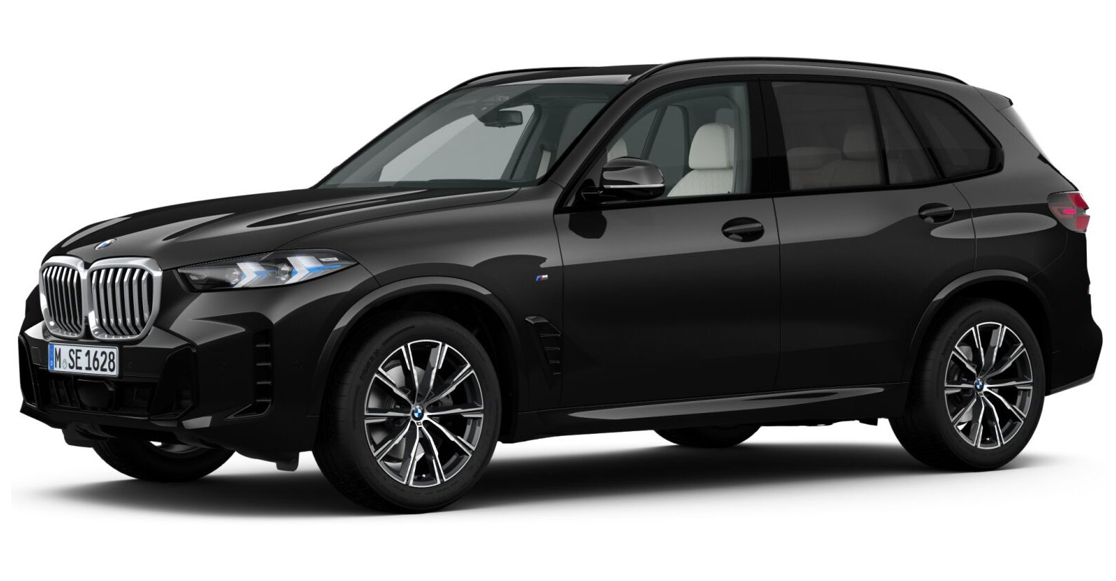 BMW X5 xDrive30d in Schwarz von vorne BMW X5 xDrive30d in Schwarz von vorne