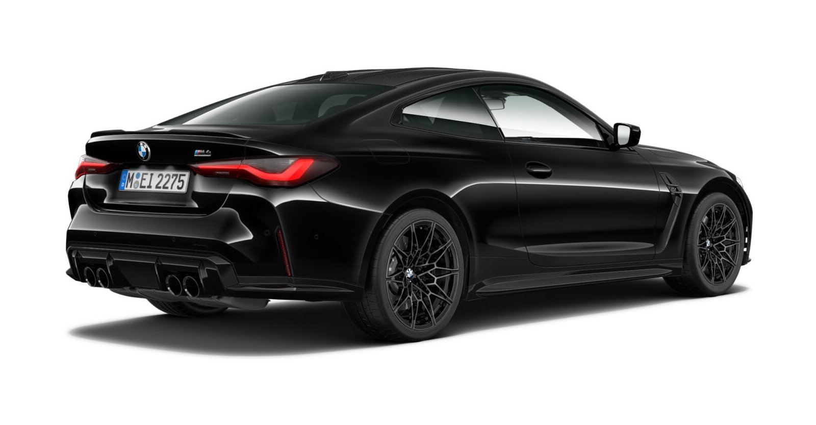 BMW BMW M in Schwarz von hinten BMW BMW M in Schwarz von hinten