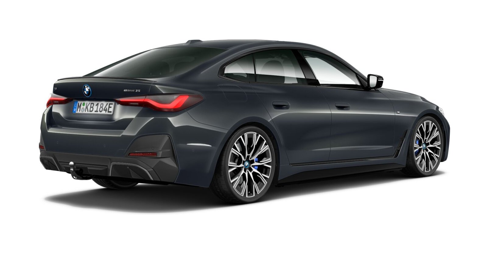 BMW BMW I in Grau von hinten BMW BMW I in Grau von hinten