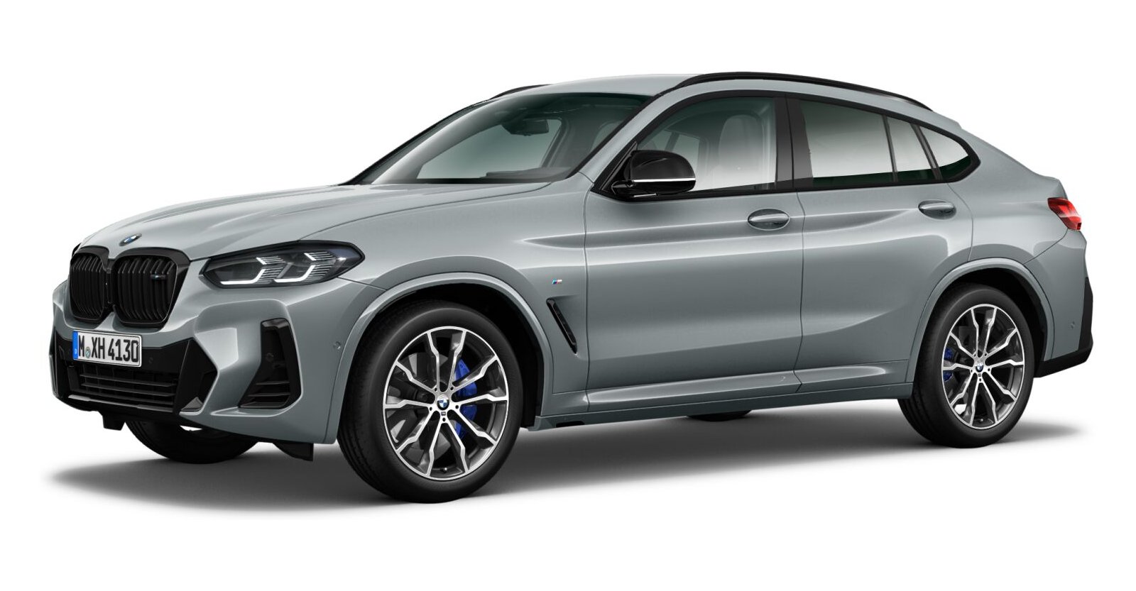 BMW X4 M40i in Grau von vorne BMW X4 M40i in Grau von vorne