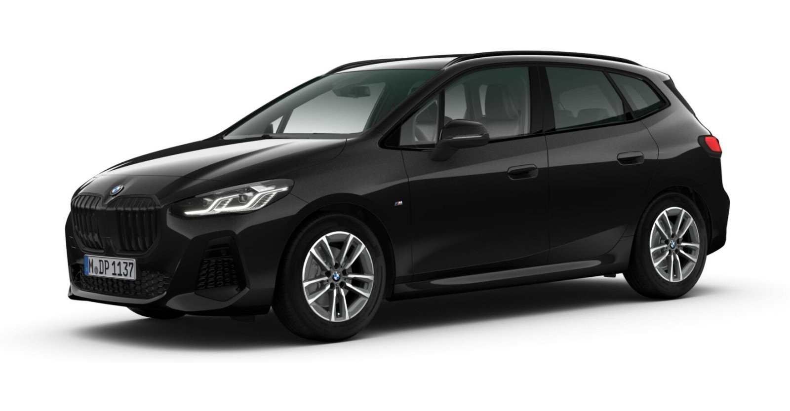 BMW BMW 2er in Schwarz von vorne BMW BMW 2er in Schwarz von vorne
