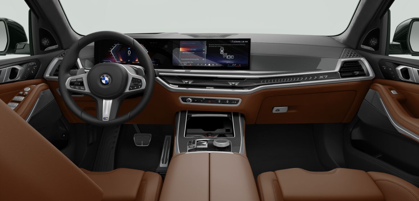 BMW BMW X im Innenraum von vorne