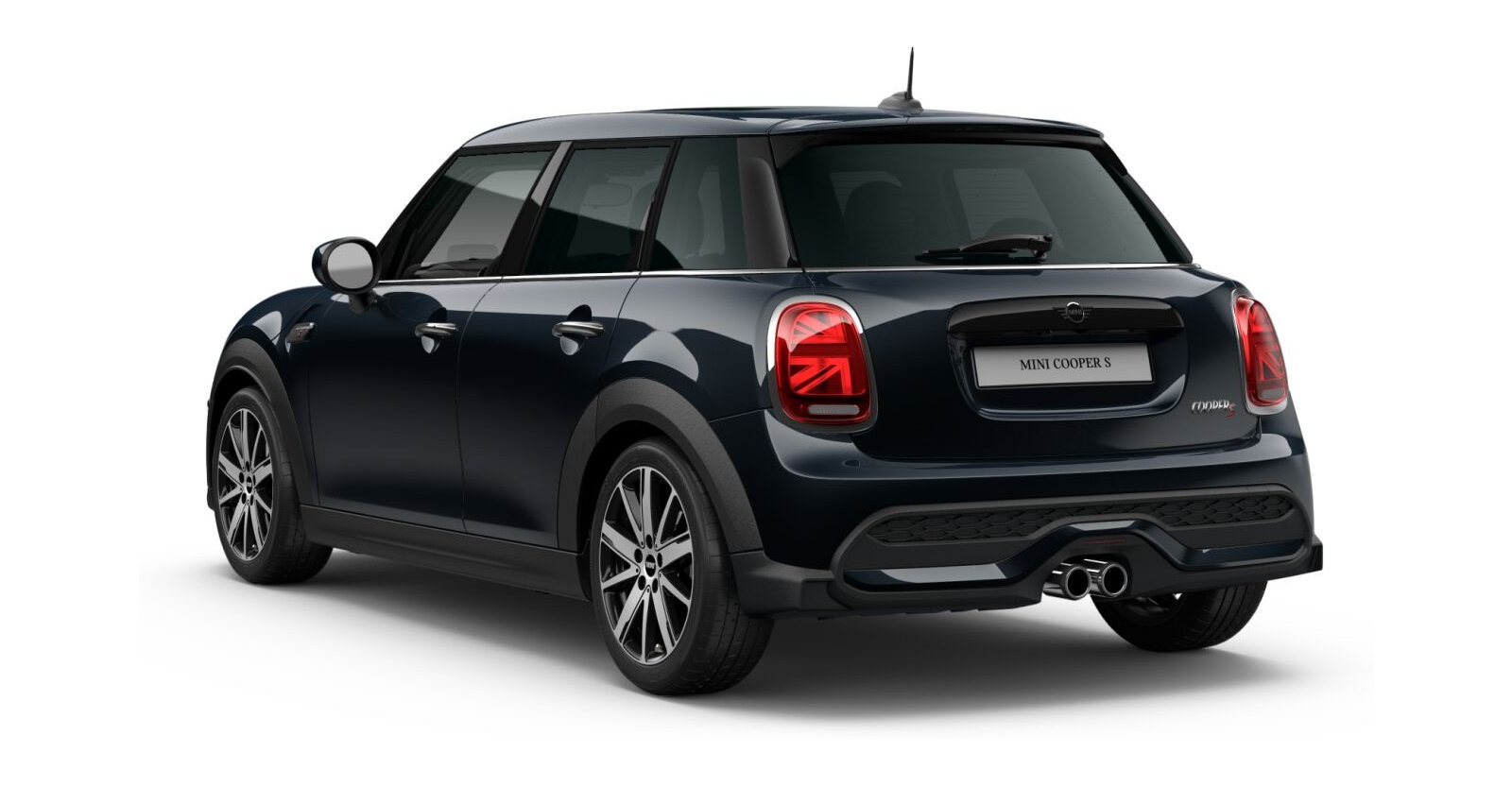 MINI MINI 5-Türer in Schwarz von hinten