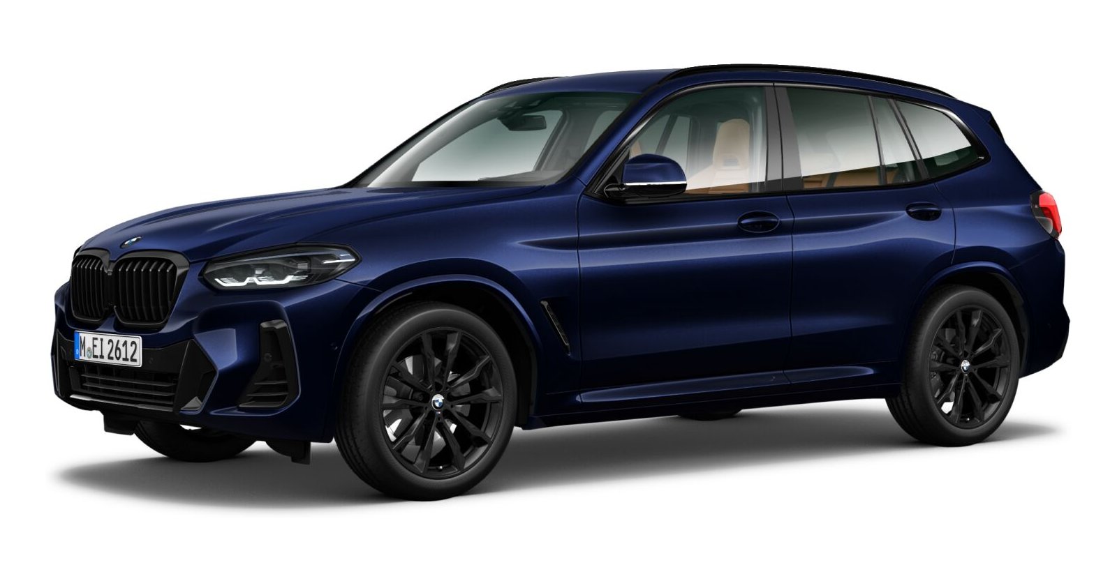 BMW BMW X in Blau von vorne BMW BMW X in Blau von vorne