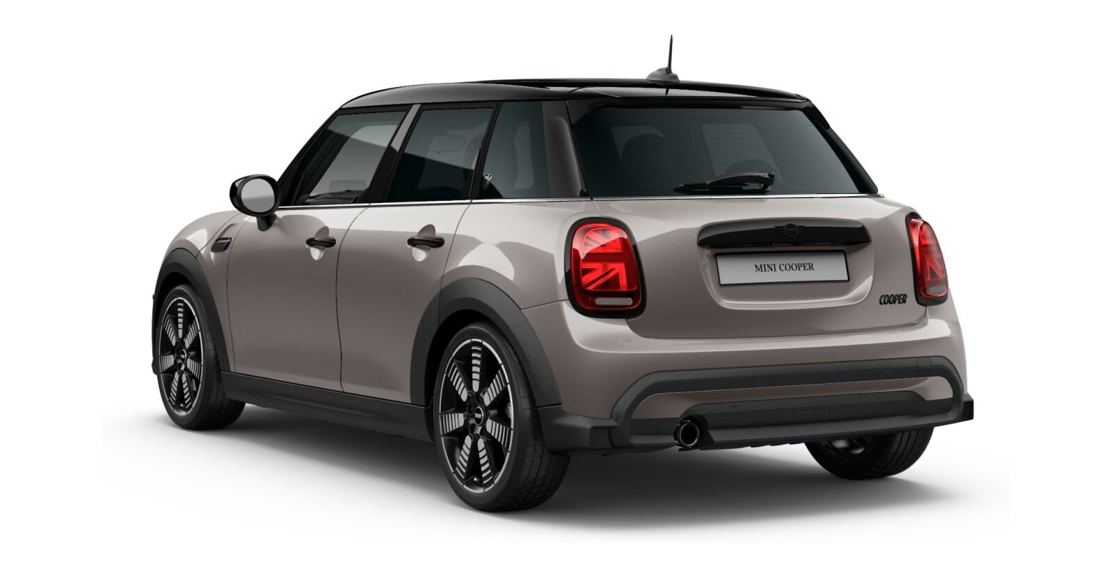 MINI MINI 5-Türer in Grau von hinten MINI MINI 5-Türer in Grau von hinten