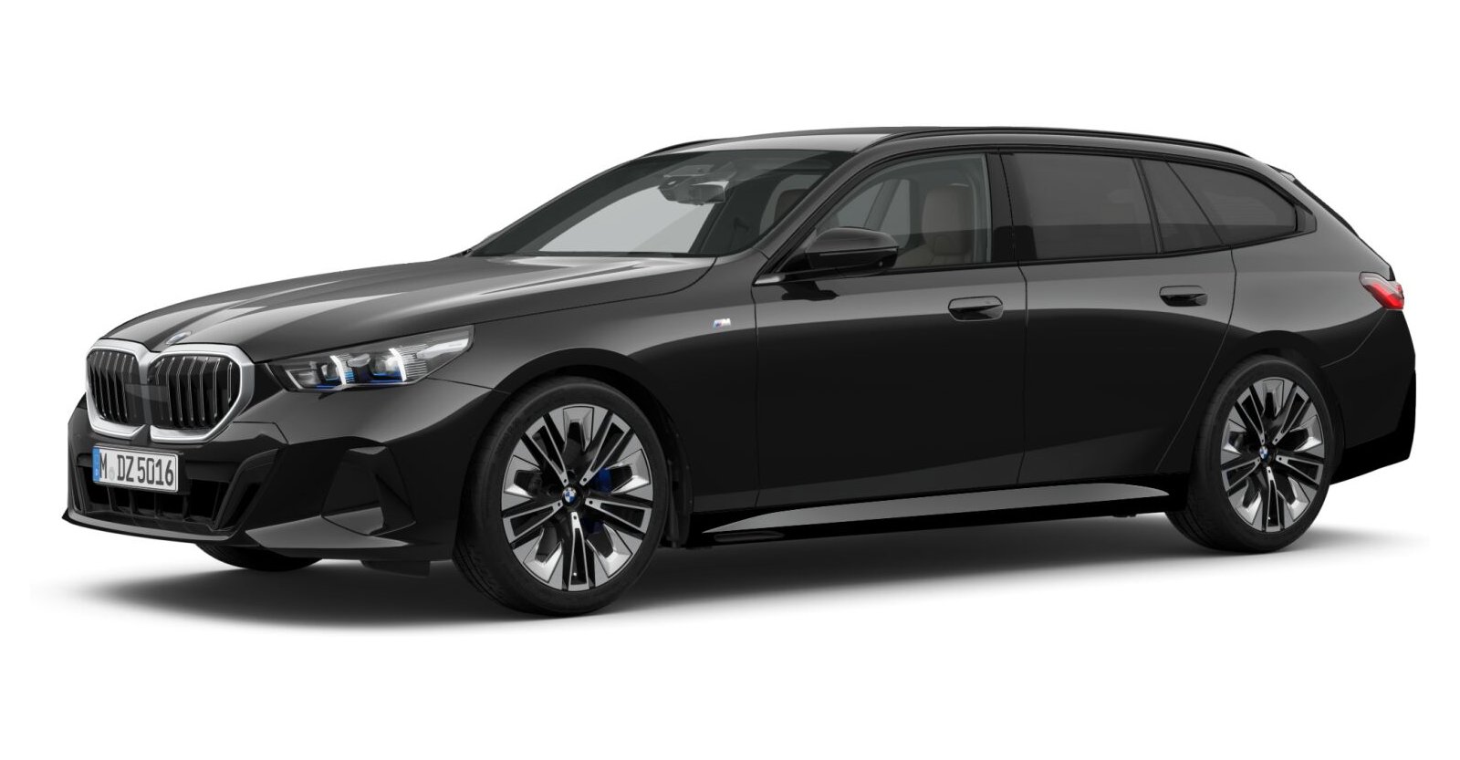 BMW BMW 5er in Schwarz von vorne BMW BMW 5er in Schwarz von vorne