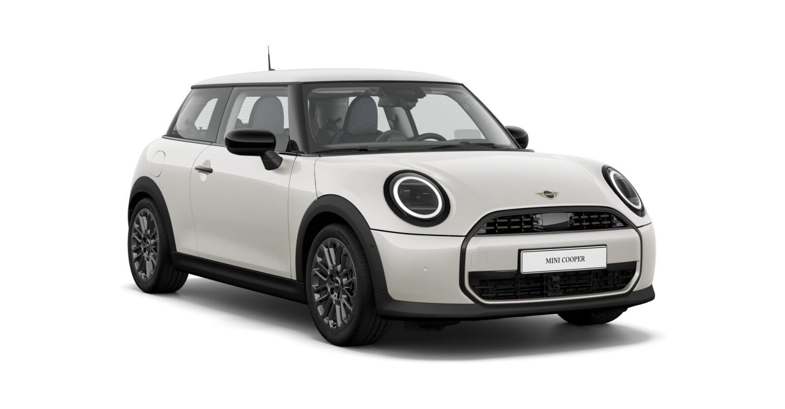 MINI Cooper C in Weiß von vorne MINI Cooper C in Weiß von vorne