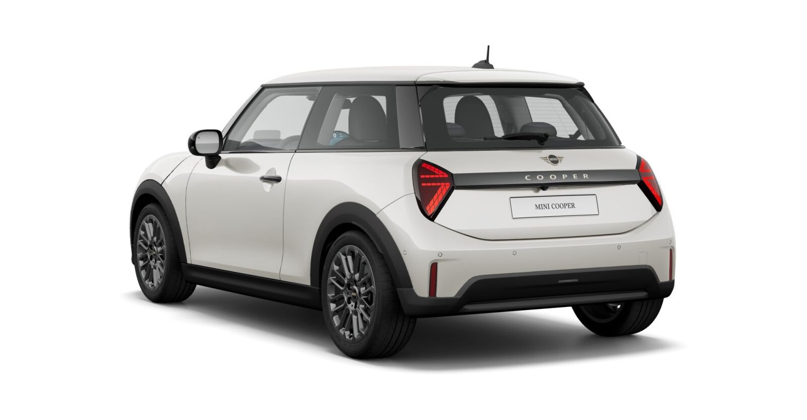 MINI MINI 3-Türer in Weiß von hinten MINI MINI 3-Türer in Weiß von hinten