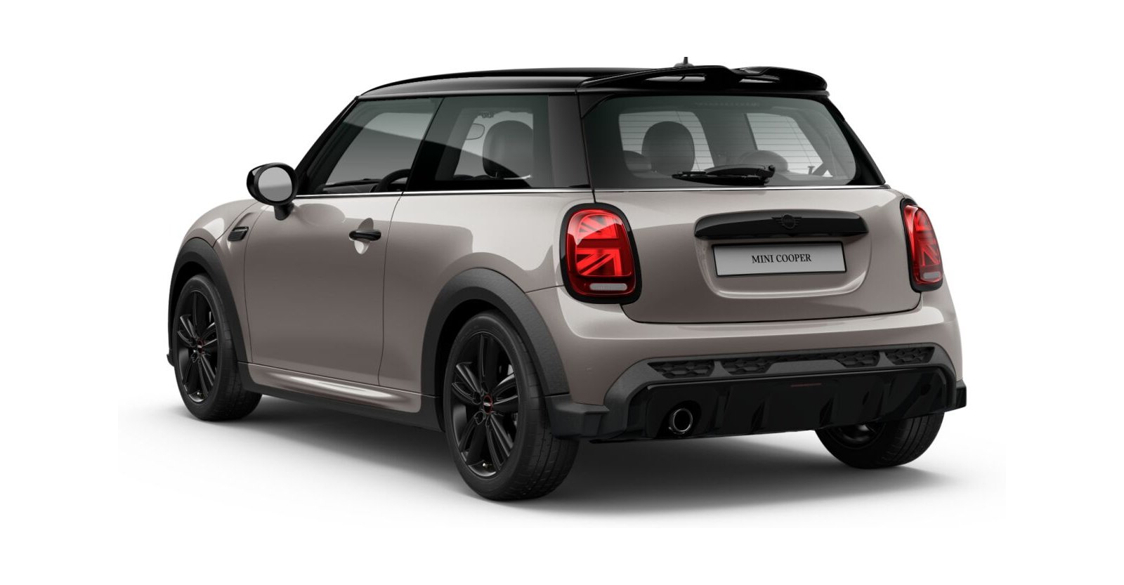 MINI MINI 3-Türer in Grau von hinten MINI MINI 3-Türer in Grau von hinten