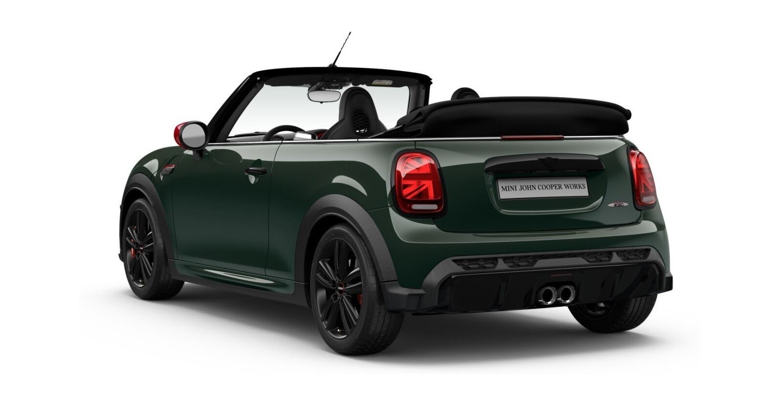 MINI MINI Cabrio in Grün von hinten MINI MINI Cabrio in Grün von hinten