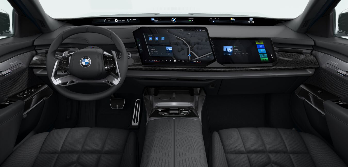 BMW BMW 7er im Innenraum von vorne BMW BMW 7er im Innenraum von vorne