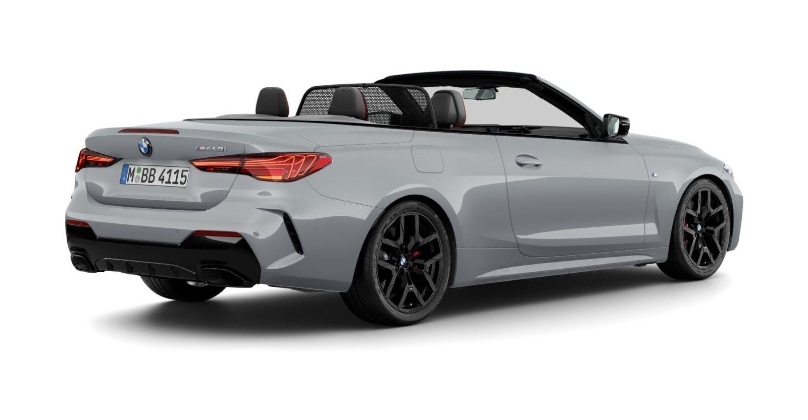 BMW BMW 4er in Grau von hinten BMW BMW 4er in Grau von hinten