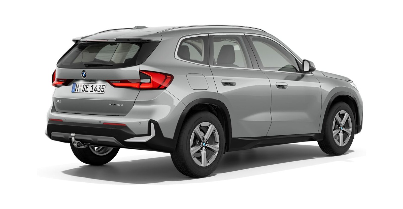 BMW BMW X in Grau von hinten BMW BMW X in Grau von hinten
