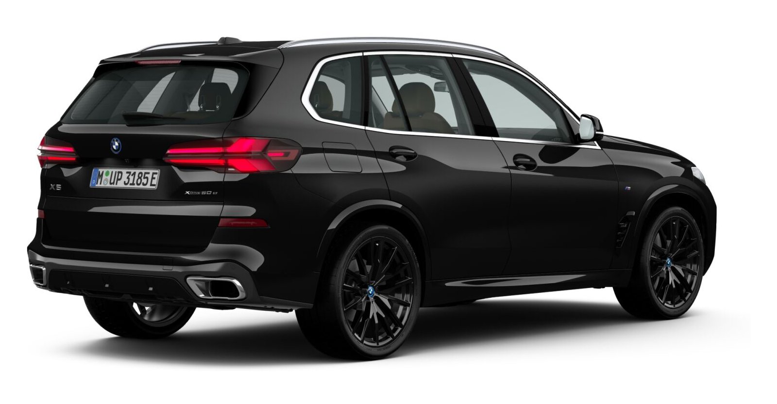 BMW BMW X in Schwarz von hinten BMW BMW X in Schwarz von hinten