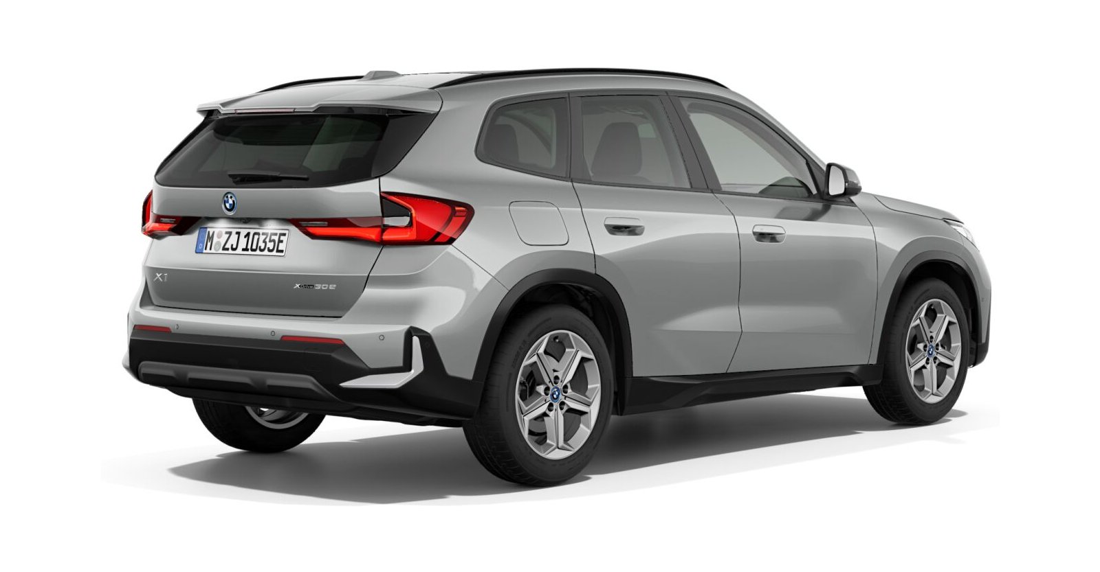 BMW BMW X in Grau von hinten BMW BMW X in Grau von hinten