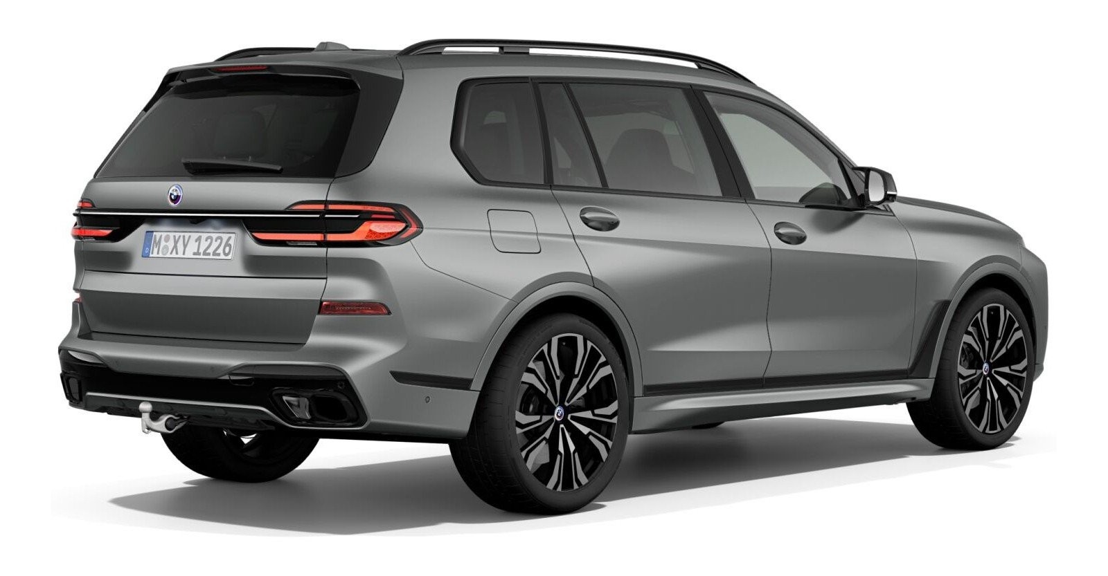 BMW BMW X in Grau von hinten BMW BMW X in Grau von hinten