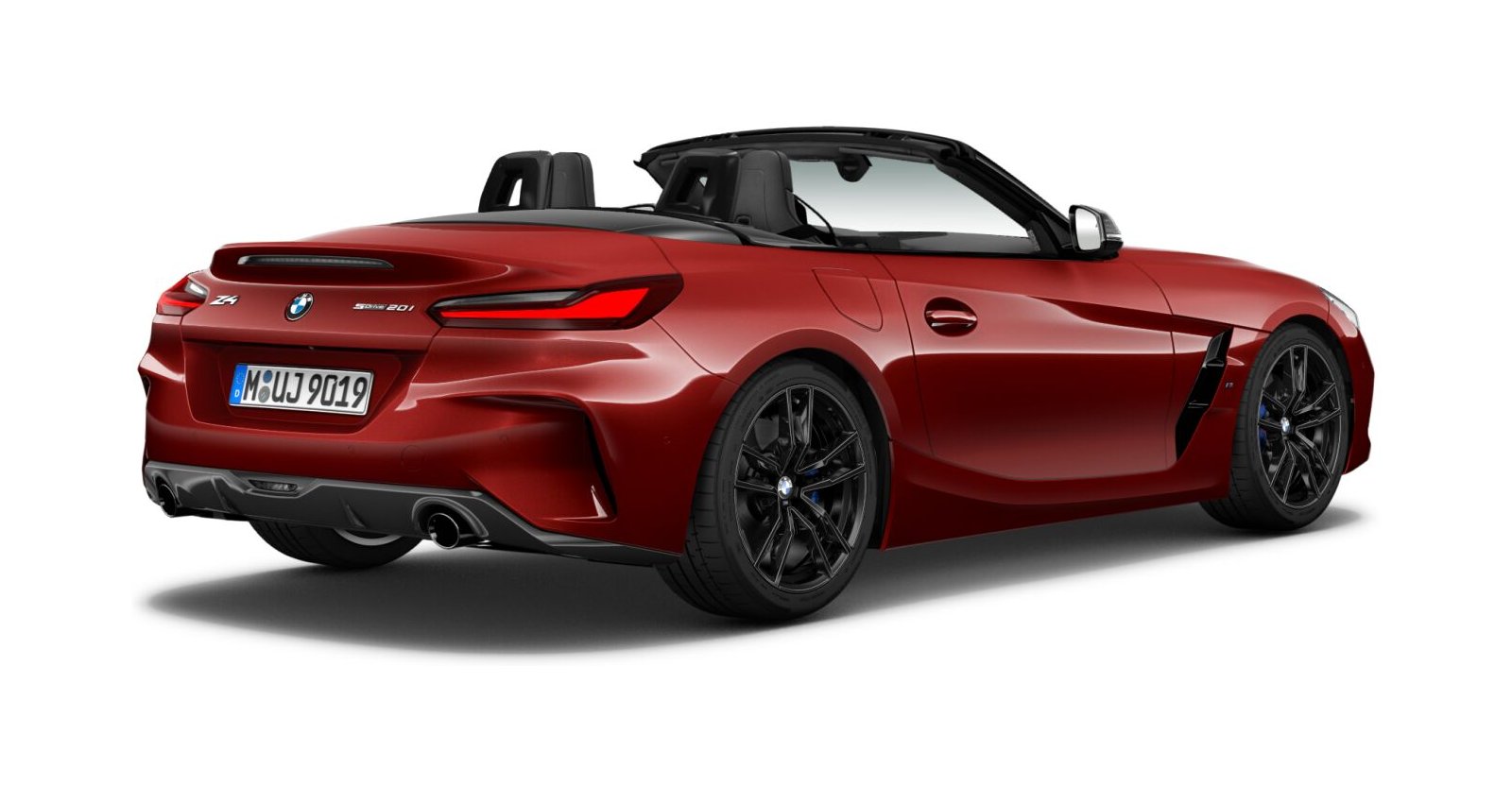 BMW BMW Z in Rot von hinten