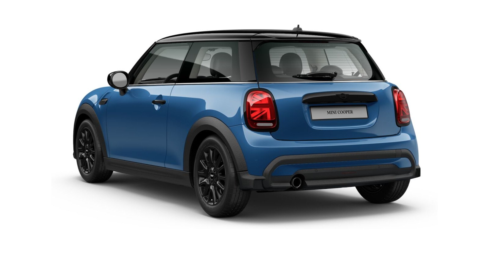 MINI MINI 3-Türer in Blau von hinten MINI MINI 3-Türer in Blau von hinten