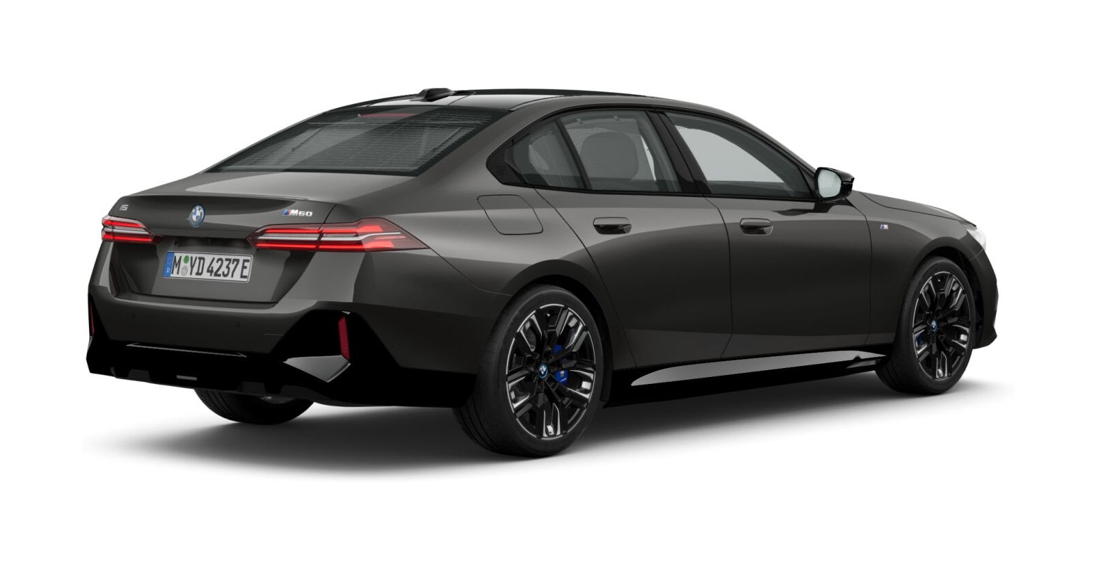 BMW BMW I in Grau von hinten BMW BMW I in Grau von hinten