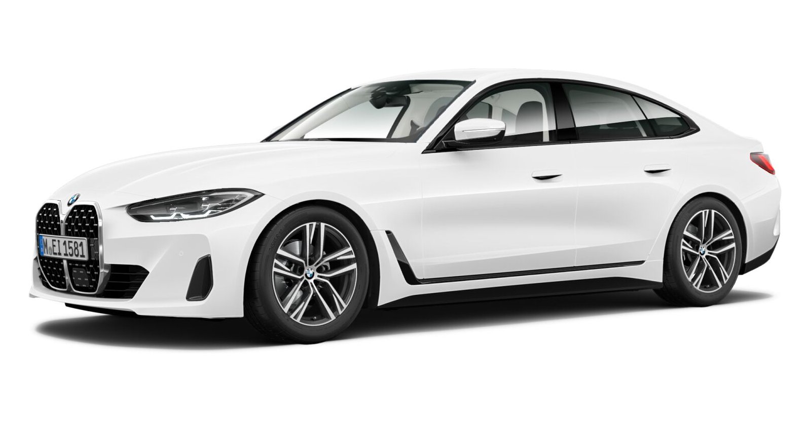 BMW BMW 4er in Weiß von vorne