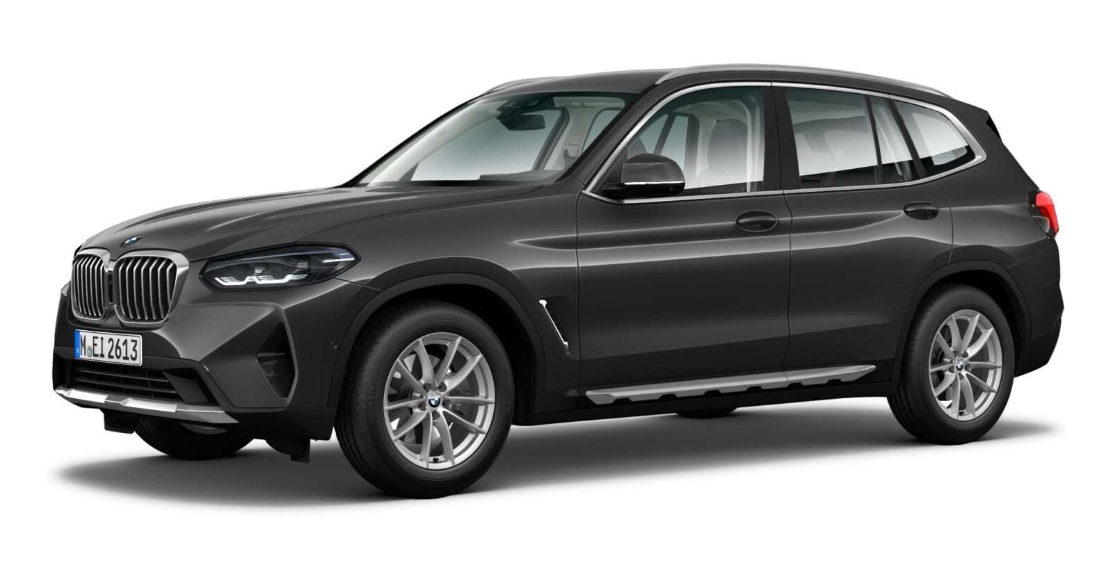 BMW X3 xDrive 20d in Grau von vorne BMW X3 xDrive 20d in Grau von vorne
