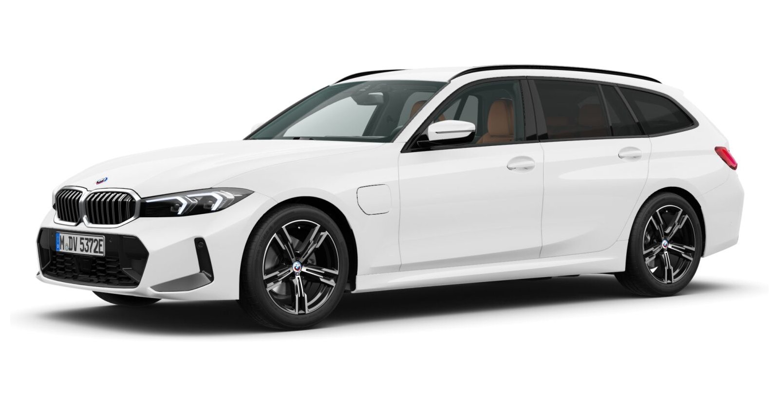 BMW BMW 3er in Weiß von vorne BMW BMW 3er in Weiß von vorne