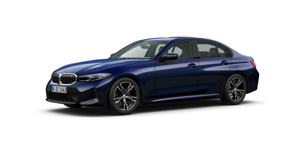 BMW BMW 3er in Blau von vorne BMW BMW 3er in Blau von vorne