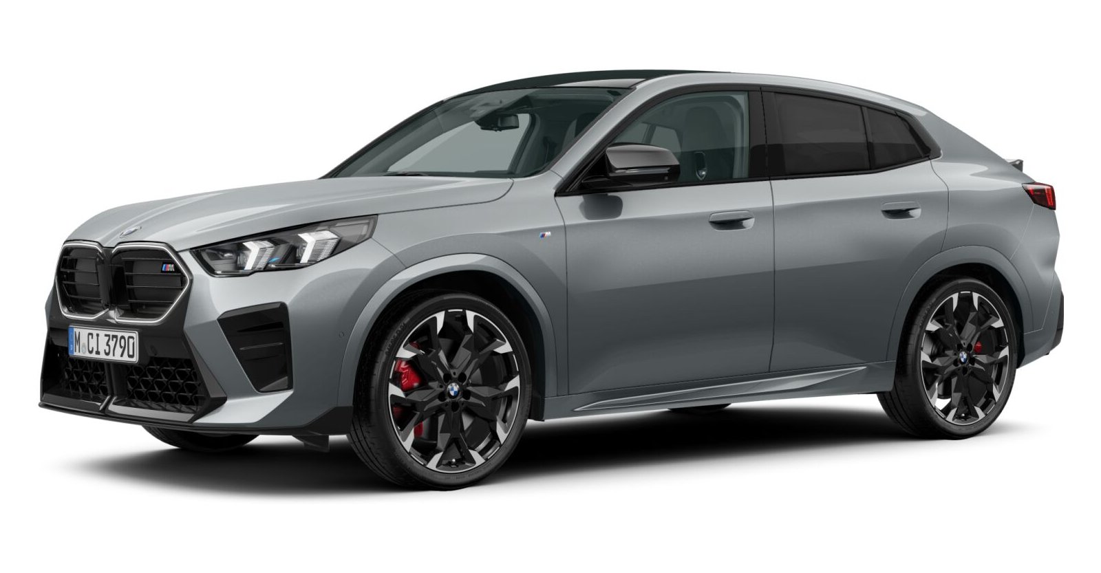 BMW X2 M35i xDrive in Grau von vorne BMW X2 M35i xDrive in Grau von vorne