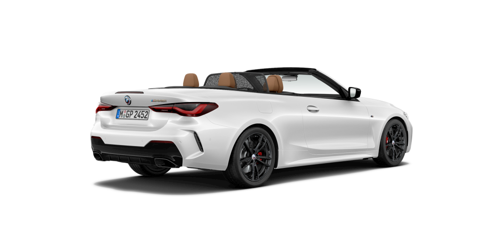 BMW BMW 4er in Weiß von hinten BMW BMW 4er in Weiß von hinten
