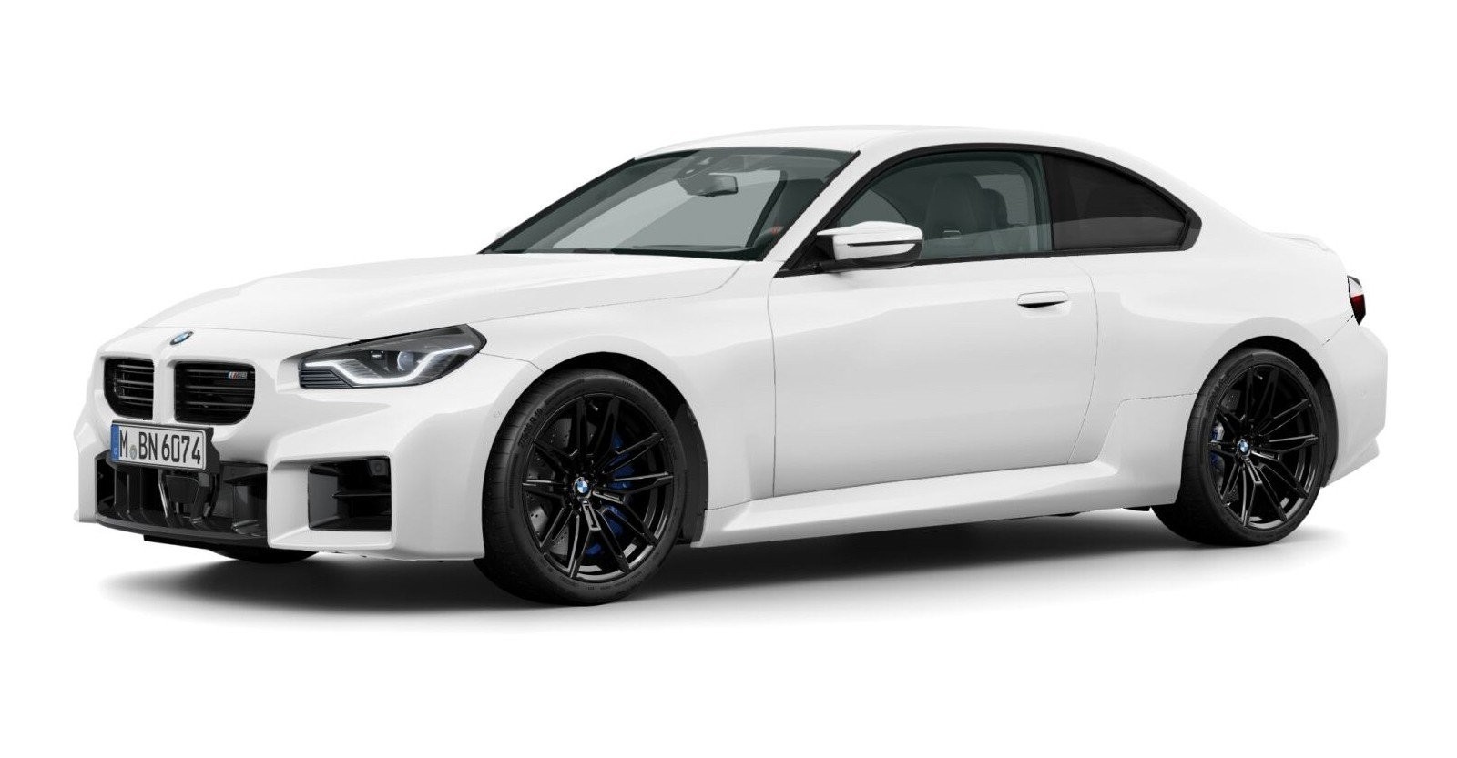 BMW M2 Coupe in Weiß von vorne